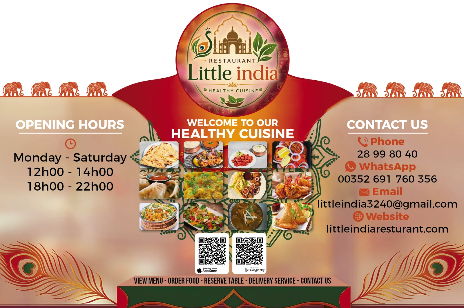 Adhésif vitrine - Little India / Luxembourg