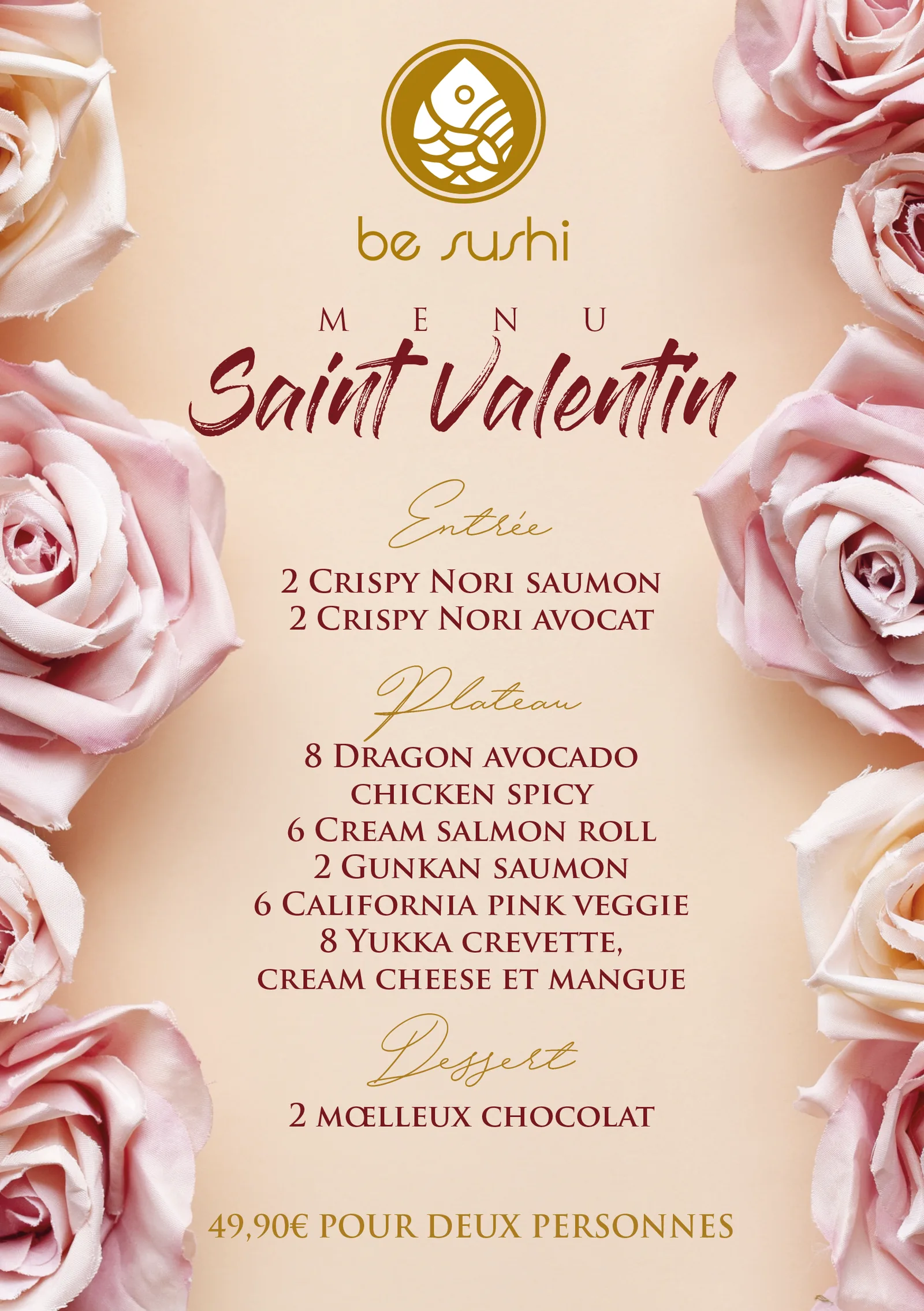Flyer - Be sushi